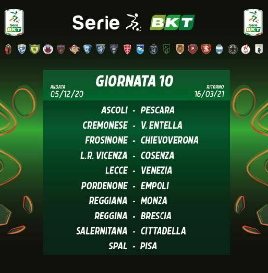 calendario Serie B